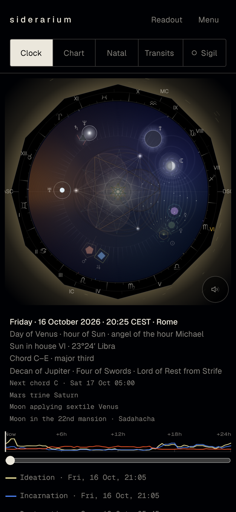 Siderarium on a phone